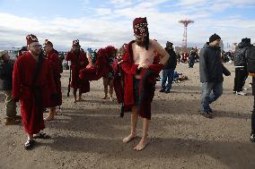 New Year's Day Polar Plunge Tradition Lives On In Coney Island