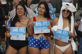 New Year's Day Polar Plunge Tradition Lives On In Coney Island