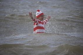 New Year's Day Polar Plunge Tradition Lives On In Coney Island