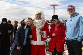 New Year's Day Polar Plunge Tradition Lives On In Coney Island