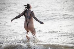 New Year's Day Polar Plunge Tradition Lives On In Coney Island