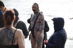 New Year's Day Polar Plunge Tradition Lives On In Coney Island