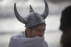 New Year's Day Polar Plunge Tradition Lives On In Coney Island