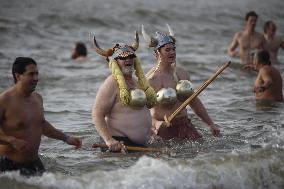 New Year's Day Polar Plunge Tradition Lives On In Coney Island