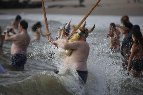 New Year's Day Polar Plunge Tradition Lives On In Coney Island