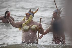 New Year's Day Polar Plunge Tradition Lives On In Coney Island