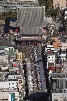 New Year's Day in Tokyo