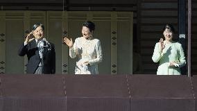 New Year greeting event at Japan's Imperial Palace