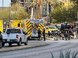 Tesla Cybertruck Explosion Outside A Trump Hotel - Las Vegas