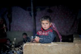 Difficult Living Conditions in Idlib IDP Camps - Syria