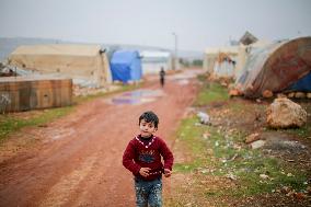 Difficult Living Conditions in Idlib IDP Camps - Syria