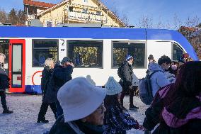 Fuessen Station. Transfer Station To The Castles Of Neuschwanstein And Hohenschwangau.