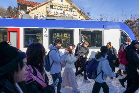 Fuessen Station. Transfer Station To The Castles Of Neuschwanstein And Hohenschwangau.