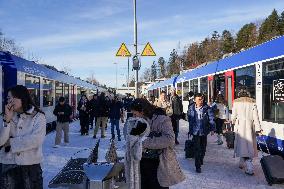 Fuessen Station. Transfer Station To The Castles Of Neuschwanstein And Hohenschwangau.