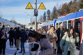 Fuessen Station. Transfer Station To The Castles Of Neuschwanstein And Hohenschwangau.