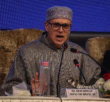 Omar Abdullah's First Press Conference As J&K Chief Minister In Srinagar