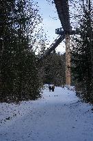 Wintertime At The River Lech Near Fuessen