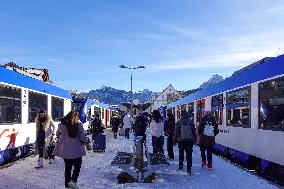 Fuessen Station. Transfer Station To The Castles Of Neuschwanstein And Hohenschwangau.