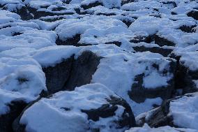 Wintertime At The River Lech Near Fuessen