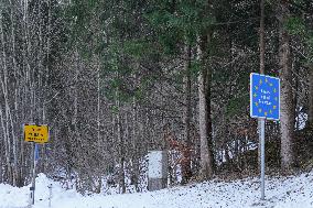 Wintertime At The River Lech Near Fuessen