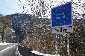 Wintertime At The River Lech Near Fuessen