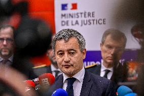 Minister Darmanin Visits Marseille's Courthouse - Marseilles