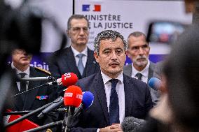 Minister Darmanin Visits Marseille's Courthouse - Marseilles