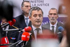 Minister Darmanin Visits Marseille's Courthouse - Marseilles