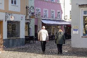 Every Day Life In The Bavarian City Of Fuessen