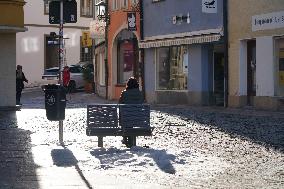 Every Day Life In The Bavarian City Of Fuessen