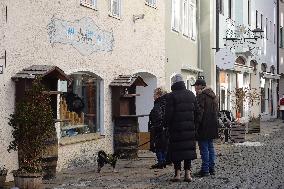 Every Day Life In The Bavarian City Of Fuessen