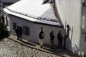 Every Day Life In The Bavarian City Of Fuessen