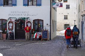 Every Day Life In The Bavarian City Of Fuessen