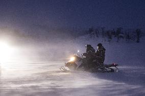 Winter in Finnish Lapland