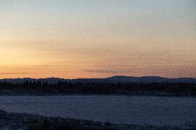 Polar night in Finnish Lapland