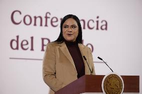 Mexican President Claudia Sheinbaum  News Conference