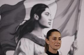 Mexican President Claudia Sheinbaum  News Conference