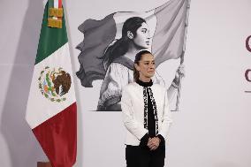 Mexican President Claudia Sheinbaum  News Conference