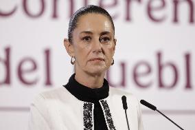 Mexican President Claudia Sheinbaum  News Conference