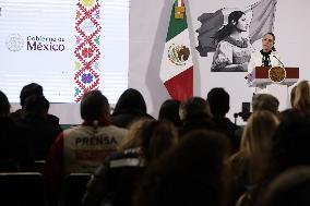 Mexican President Claudia Sheinbaum  News Conference