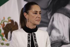 Mexican President Claudia Sheinbaum  News Conference