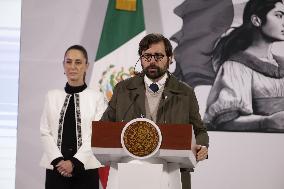 Mexican President Claudia Sheinbaum  News Conference