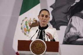 Mexican President Claudia Sheinbaum  News Conference