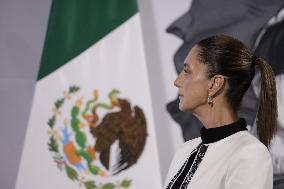 Mexican President Claudia Sheinbaum  News Conference