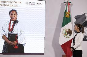 Mexican President Claudia Sheinbaum  News Conference