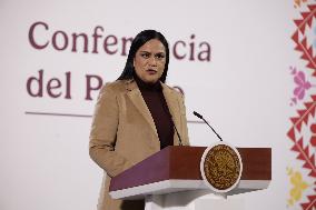 Mexican President Claudia Sheinbaum  News Conference