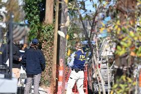 FBI And ATF Investigate The House Where Shamsud-Din Jabbar Stayed In New Orleans Louisiana New Years Day Attack