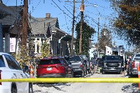 FBI And ATF Investigate The House Where Shamsud-Din Jabbar Stayed In New Orleans Louisiana New Years Day Attack