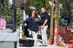 FBI And ATF Investigate The House Where Shamsud-Din Jabbar Stayed In New Orleans Louisiana New Years Day Attack