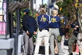 FBI And ATF Investigate The House Where Shamsud-Din Jabbar Stayed In New Orleans Louisiana New Years Day Attack